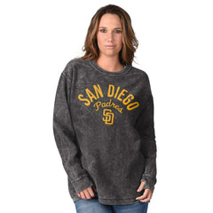 San Diego Padres G-III 4Her by Carl Banks Women's Comfy Cord Pullover Sweatshirt Outlet