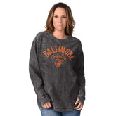Baltimore Orioles G-III 4Her by Carl Banks Women's Comfy Cord Pullover Sweatshirt for sale
