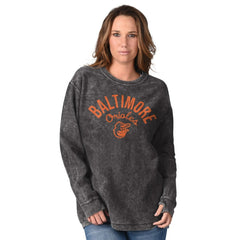 Baltimore Orioles G-III 4Her by Carl Banks Women's Comfy Cord Pullover Sweatshirt for sale