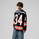 Walter Payton Chicago Bears Maxxed Out Fashion Hockey Jersey - Navy - Mitchell & Ness