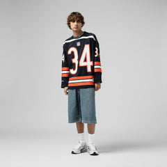 Walter Payton Chicago Bears Maxxed Out Fashion Hockey Jersey - Navy - Mitchell & Ness