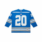 Barry Sanders Detroit Lions Maxxed Out Fashion Hockey Jersey - Blue - Mitchell & Ness
