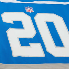 Barry Sanders Detroit Lions Maxxed Out Fashion Hockey Jersey - Blue - Mitchell & Ness