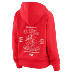 St. Louis Cardinals WEAR by Erin Andrews Women's Vintage Full-Zip Raglan Hoodie Online