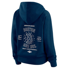 Boston Red Sox WEAR by Erin Andrews Women's Vintage Full-Zip Raglan Hoodie Online
