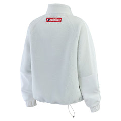 St. Louis Cardinals WEAR by Erin Andrews Women's Polar Fleece Quarter-Zip Jacket for sale