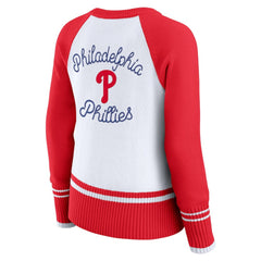 Philadelphia Phillies WEAR by Erin Andrews Women's Colorblock Raglan Sweater Online