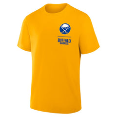 Buffalo Sabres Fanatics Crash The Net Legacy T-Shirt - Gold | Fanatics discount