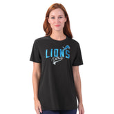 Detroit Lions G-III 4Her by Carl Banks Women's Jacey Performance Tri-Blend T-Shirt - Black - NFL
