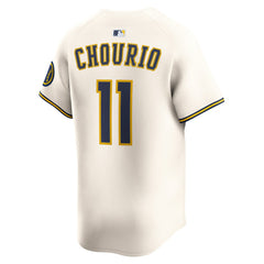Jackson Chourio Milwaukee Brewers Nike Home Limited Jersey Discount