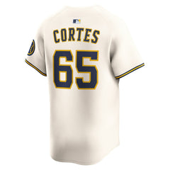 Nestor Cortes Milwaukee Brewers Nike Home Limited Player Jersey for sale