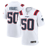 Mike Vrabel New England Patriots Retired Player Game Jersey - White - Nike
