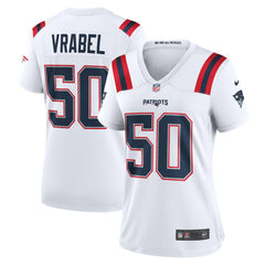 Mike Vrabel New England Patriots Women's Retired Player Game Jersey - White - Nike