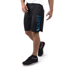 Detroit Lions MSX by Michael Strahan Mesh Shorts - Black - NFL