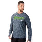 Seattle Seahawks MSX by Michael Strahan Performance Camo Long Sleeve T-Shirt - Navy - NFL