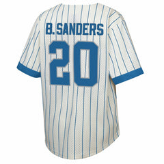 Barry Sanders Detroit Lions Youth Retired Player Name & Number Baseball Jersey - Cream - Mitchell & Ness