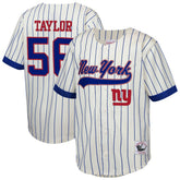 Lawrence Taylor New York Giants Youth Retired Player Name & Number Baseball Jersey - Cream - Mitchell & Ness