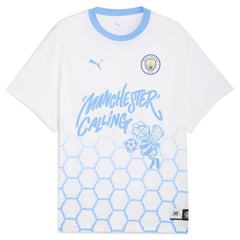 Puma - Manchester City 2025 FIFA Club World Cup Hoops T-Shirt - White