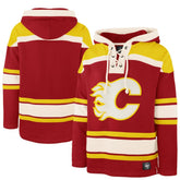 Calgary Flames '47 Superior Lacer Hoodie - Red | 47 brand online