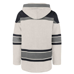 Winnipeg Jets '47 Rockaway Lacer Pullover Hoodie - Oatmeal | 47 brand discount