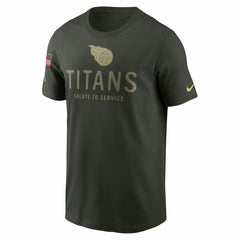 Tennessee Titans 2025 Salute to Service Sideline Primary Edge Dri-FIT T-Shirt - Forest Green - Nike