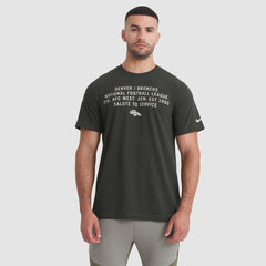 Denver Broncos 2025 Salute to Service Sideline Slub Dri-FIT T-Shirt - Forest Green - Nike