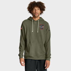 Houston Texans 2025 Salute to Service Sideline Standard Issue Dri-FIT Hoodie - Olive - Nike