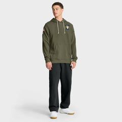 Los Angeles Rams 2025 Salute to Service Sideline Standard Issue Dri-FIT Hoodie - Olive - Nike