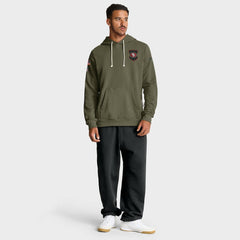 San Francisco 49ers 2025 Salute to Service Sideline Standard Issue Dri-FIT Hoodie - Olive - Nike