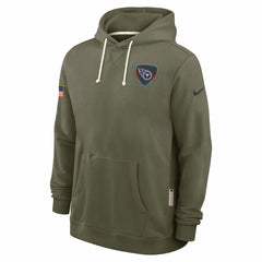 Tennessee Titans 2025 Salute to Service Sideline Standard Issue Dri-FIT Hoodie - Olive - Nike