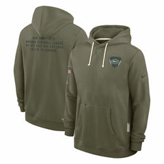 New York Jets 2025 Salute to Service Sideline Standard Issue Dri-FIT Hoodie - Olive - Nike