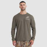 Philadelphia Eagles 2025 Salute to Service Sideline Long Sleeve T-Shirt - Olive - Nike