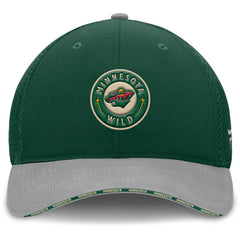 Minnesota Wild Fanatics Fundamentals Span Flex Hat - Green | Fanatics Clearance