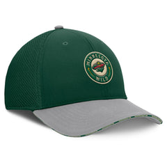 Minnesota Wild Fanatics Fundamentals Span Flex Hat - Green | Fanatics Clearance