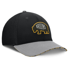 Boston Bruins Fanatics Fundamentals Span Flex Hat - Black | Fanatics Lifestyle