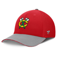 Chicago Blackhawks Fanatics Fundamentals Span Flex Hat - Red | Fanatics sale