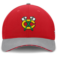 Chicago Blackhawks Fanatics Fundamentals Span Flex Hat - Red | Fanatics sale