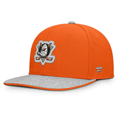 Anaheim Ducks Fanatics Fundamentals Loden Snapback Hat - Orange | Fanatics sale