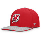 New Jersey Devils Fanatics Fundamentals Loden Snapback Hat - Red | Fanatics online