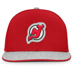 New Jersey Devils Fanatics Fundamentals Loden Snapback Hat - Red | Fanatics online