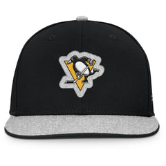 Pittsburgh Penguins Fanatics Fundamentals Loden Snapback Hat - Black | Fanatics sale