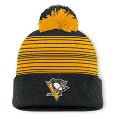 Pittsburgh Penguins Fanatics Fundamental Spirit Cuffed Pom Knit Hat - Black | Fanatics on sale
