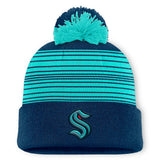 Seattle Kraken Fanatics Fundamental Spirit Cuffed Pom Knit Hat - Deep Sea Blue | Fanatics near me