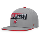 New Jersey Devils Fanatics Fundamentals Duo Split Logo Snapback Hat - Gray | Fanatics near me