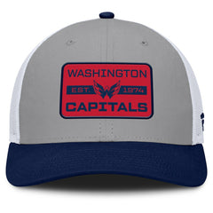 Washington Capitals Fanatics Fundamental Adapt Trucker Adjustable Hat - Gray/Navy | Fanatics on sale