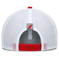 New Jersey Devils Fanatics Fundamental Adapt Trucker Adjustable Hat - Gray/Red | Fanatics near me