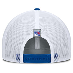 New York Rangers Fanatics Fundamental Adapt Trucker Adjustable Hat - Gray/Blue | Fanatics near me