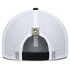 Pittsburgh Penguins Fanatics Fundamental Adapt Trucker Adjustable Hat - Gray/Black | Fanatics near me