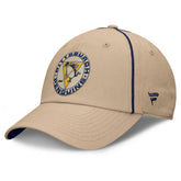 Pittsburgh Penguins Fanatics Heritage Setoff Adjustable Hat - Tan | Fanatics Clearance