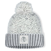 Chicago Blackhawks Fanatics Women's Fundamental Mist Cuffed Knit Hat with Pom - White/Gray | Fanatics near me
